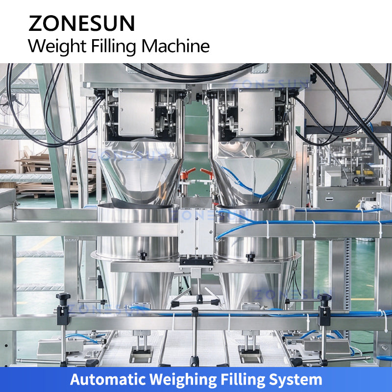 ZONESUN ZS-GWF24 Automatic Multi-Head Weigher Small Fruit Clamshell Tray Filling Packing Machine