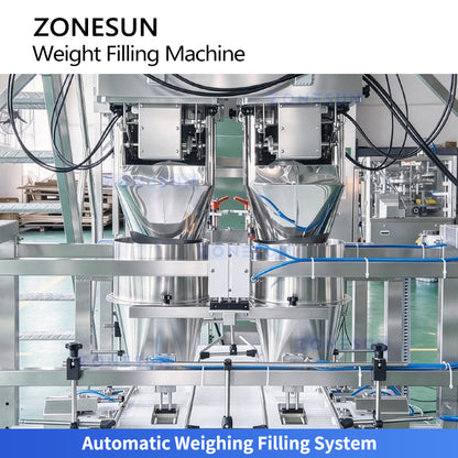 ZONESUN ZS-GWF24 Automatic Multi-Head Weigher Small Fruit Clamshell Tray Filling Packing Machine