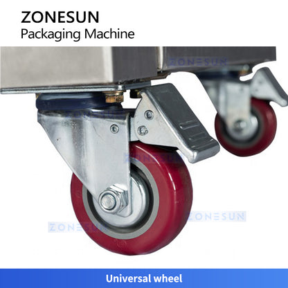 ZONESUN ZS-VSP100 Automatic Thermoforming Vacuum Packaging Machine for Meat Seafood Cheese and Ready Meals with Moisture Protection