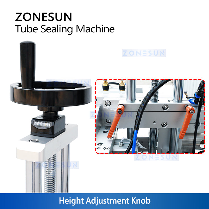 Efficient Sealing: ZONESUN ZS-FK003U Ultrasonic Tube Sealer for Cosmetic & Food Plastic/Metal Tubes
