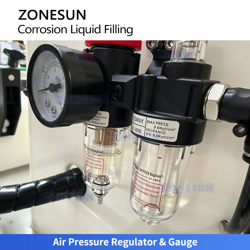 ZONESUN ZS-YTCR15A Automatic Rotary Explosion-Proof Corrosion-Resistant Liquid Filling Machine