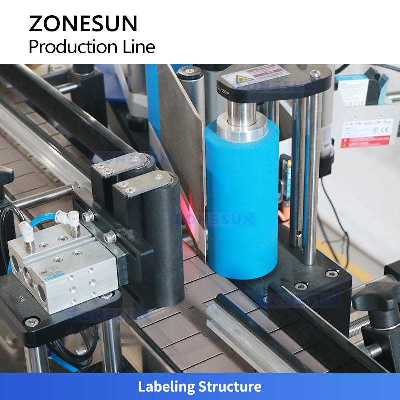 ZONESUN ZS-FAL180G3 Small Bottle Filling Capping Labeling Machine for Serums, Oils & Cosmetics