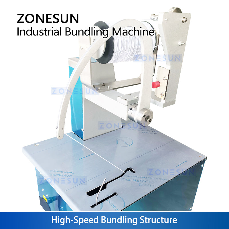 ZONESUN ZS-KZJ100 Automatic Elastic Rubber Rope Bunching Machine for Flowers & Vegetables