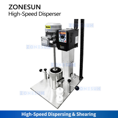 ZONESUN ZS-MX1100 Laboratory Electric Lift High Speed Disperser Mixer