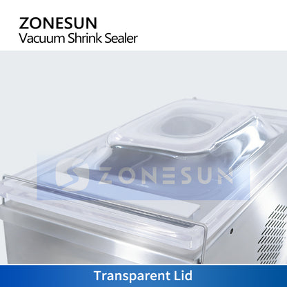 ZONESUN ZS-DZ260 Desktop Vacuum Sealer: Perfect for Food Preservation & Industrial Parts Packaging