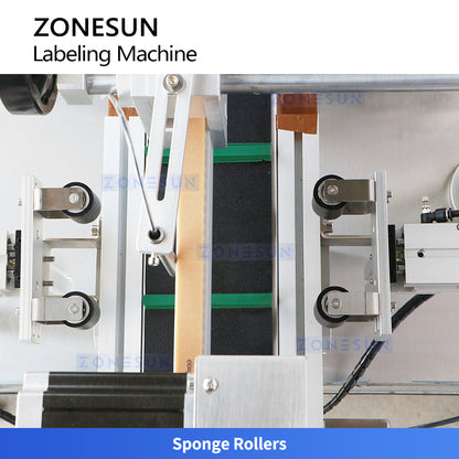 ZONESUN ZS-TB833F Automatic Four-Corner Tamper-Evident Labeling Machine for Cosmetic Boxes