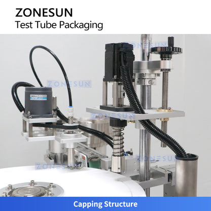 ZONESUN ZS-AFC36 Small Bottle Liquid Filling and Capping Machine Monoblock Cam System for Solvents Labs and Compact Production Lines