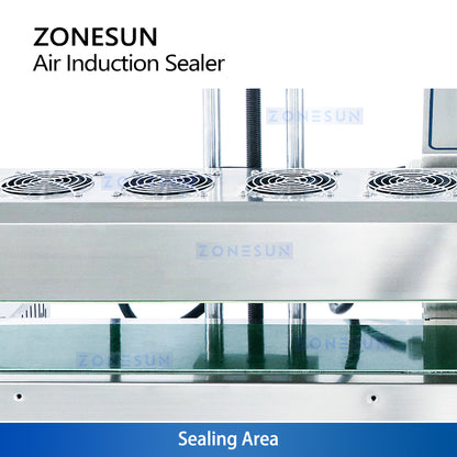 ZONESUN ZS-FK6000A Automatic Electromagnetic Induction Sealing Machine for Bottle Packaging
