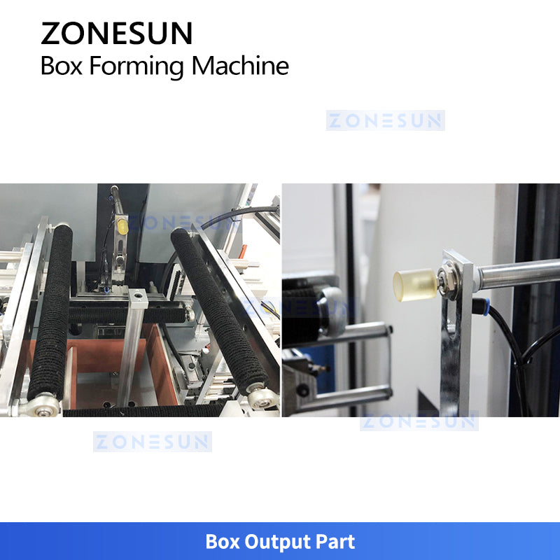 Luxury Packaging: ZONESUN ZS-MS320A Semi-Automatic Rigid Drawer Box Forming & Wrapping Machine