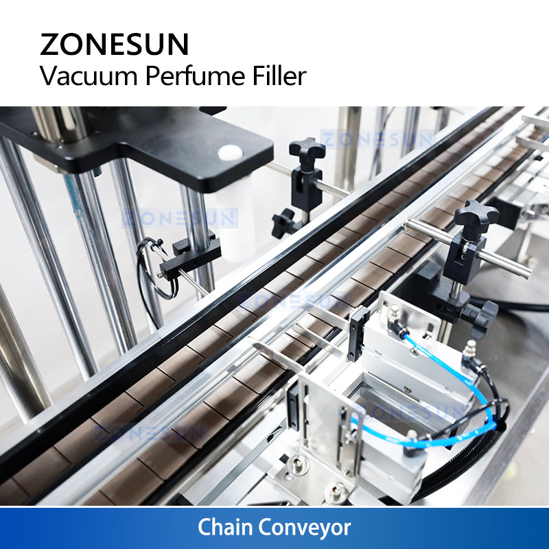ZONESUN ZS-VTZL4A Automatic Vacuum Liquid Filling Machine for Perfume and Fragrance Bottles
