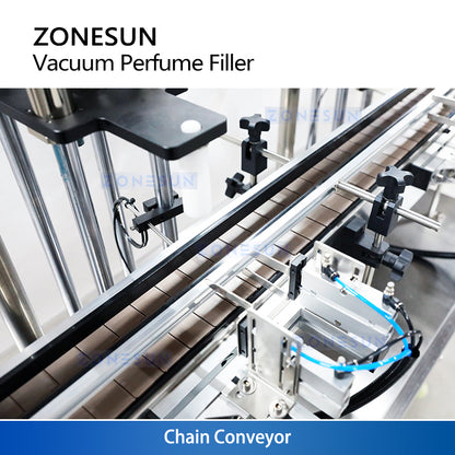 ZONESUN ZS-VTZL4A Automatic Vacuum Liquid Filling Machine for Perfume and Fragrance Bottles