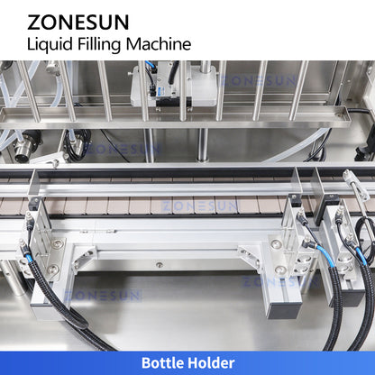 ZONESUN ZS-YTMP80D 8-Head Magnetic Pump Liquid Filling Machine with Suck-Back Nozzles