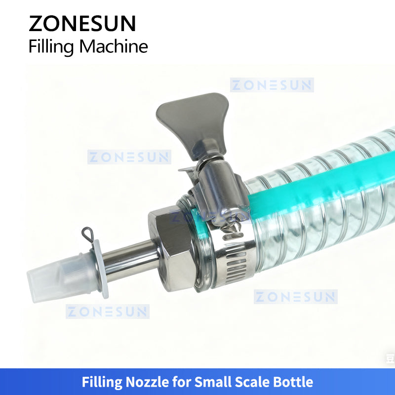 ZONESUN ZS-DTFP2 Dual-Head Semi-Automatic Paste Filling Machine for Sauce Cream Honey Production
