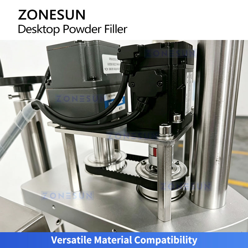 ZONESUN ZS-FM100H Desktop Powder Filling Machine for Milk, Coffee & Pharma Powder