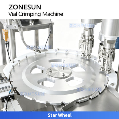 ZONESUN ZS-YG100D Automatic Double-Head Vial Aluminum Cap Crimping Machine