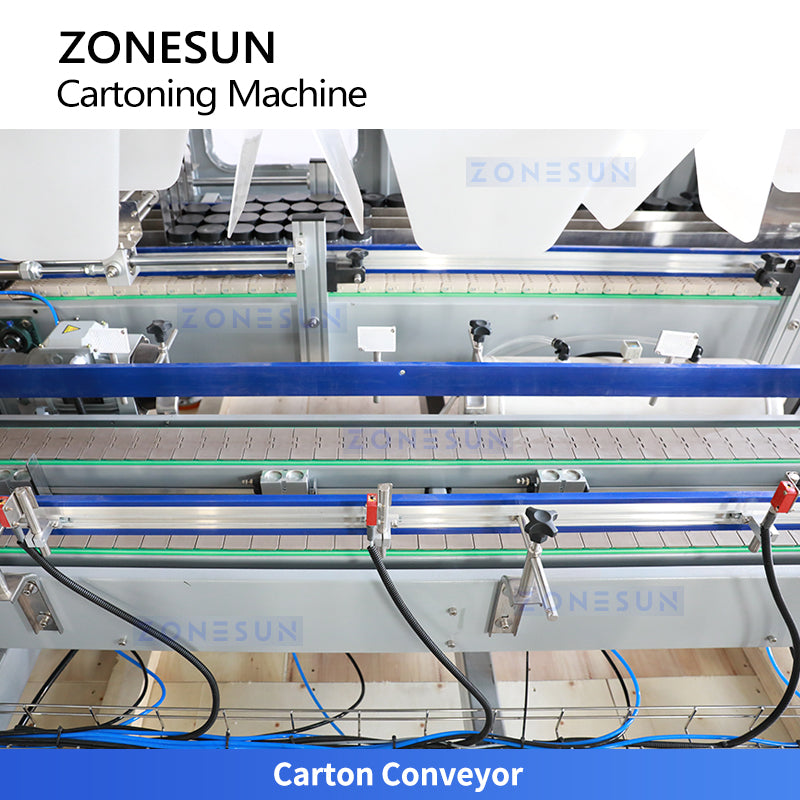 High Efficiency: ZONESUN ZS-CPL2 Automatic Case Packer for Bottles & Jars | End-of-Line Packaging