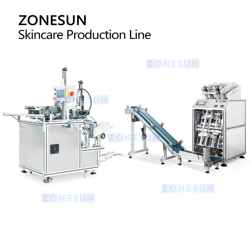 ZONESUN ZS-MS3TPF Automatic Facial Mask & Essence Production Line for Skincare Production