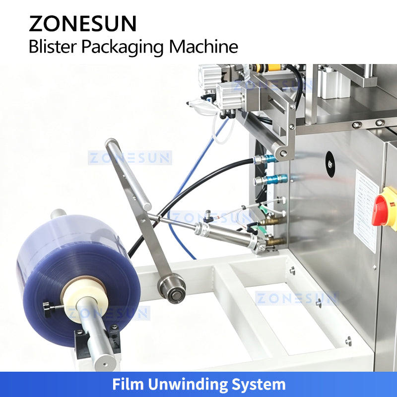 ZONESUN ZS-DDP350 Automatic Rotary Blister Packaging Machine with Paper Backing Heat Sealing
