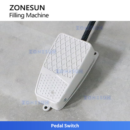 ZONESUN ZS-VGPJ1 Semi-Automatic High Viscosity Filling Machine for Paste, Grease, Gel, and Food