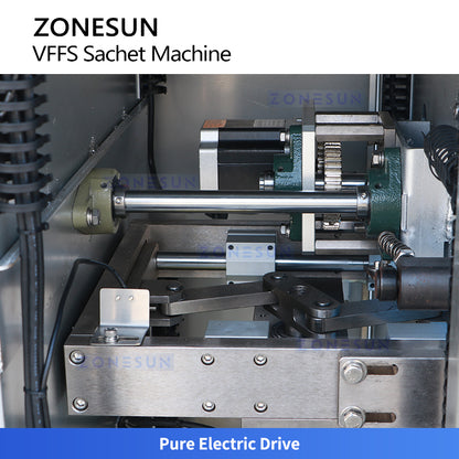 ZONESUN ZS-FP220E Fully Electric Paste VFFS Packing Machine for Creams, Lotions, Jams and Sauces