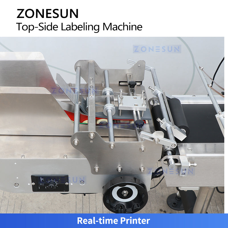 Efficient Labeling: ZONESUN ZS-TB163PO Print & Apply Machine for Pouches, Cards & Flat Cartons