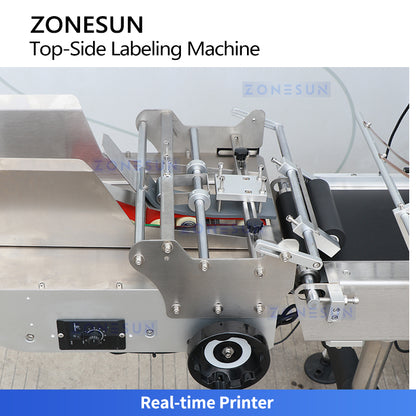Efficient Labeling: ZONESUN ZS-TB163PO Print & Apply Machine for Pouches, Cards & Flat Cartons