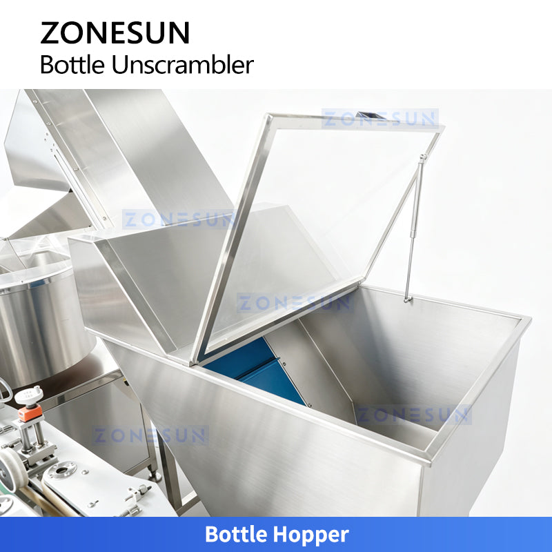 ZONESUN ZS-LP300 Automatic Bottle Unscrambler with Inverting System for Packaging Line