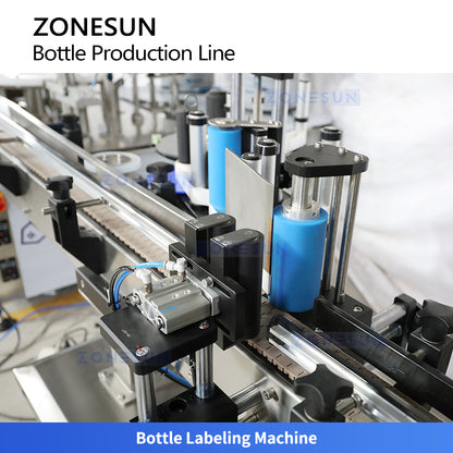 ZONESUN ZS-FAL180YT: High-Speed Dropper Bottle Filling, Capping & Labeling Production Line 