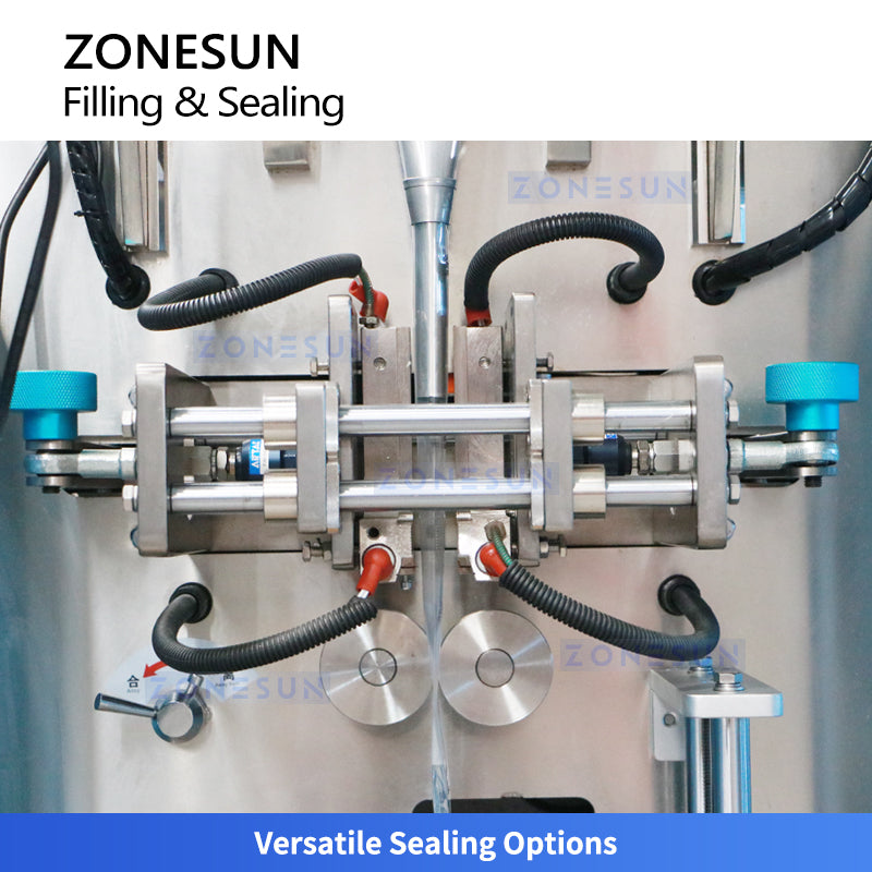 ZONESUN ZS-FS220U Automatic Liquid Paste Sachet Packing Machine Dual Filler 3/4 Side Seal