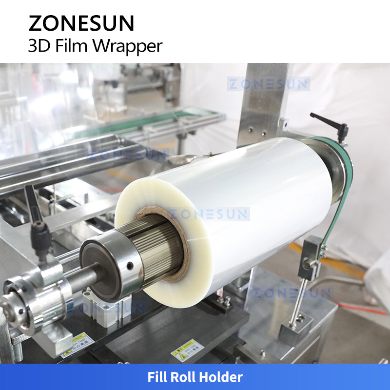 ZONESUN ZS-TD400 High-Speed Cellophane Wrapping Machine for Cosmetic, Pharmaceutical, and Gift Boxes