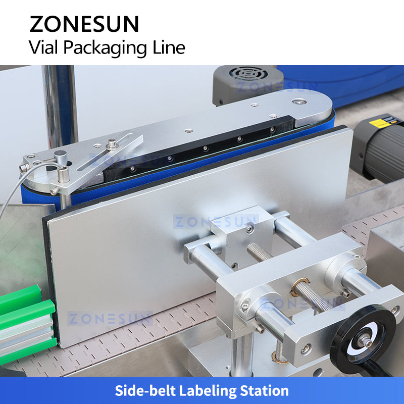 ZONESUN ZS-AFCL9 Automatic Vial Filling Capping and Labeling Line for Pharma and Cosmetics