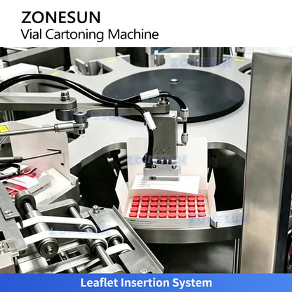 ZONESUN ZS-MSZH10 Automatic Vertical Vial Cartoning Machine with Vision Inspection