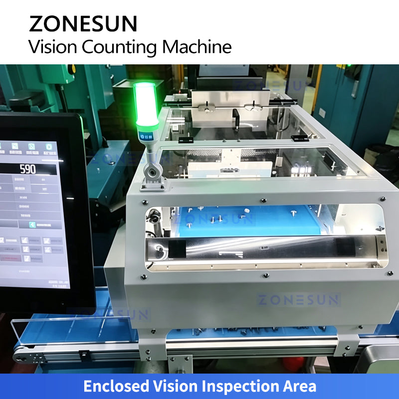 ZONESUN ZS-FSCS05 High-Accuracy Automatic Vision Counting Machine for Small Parts