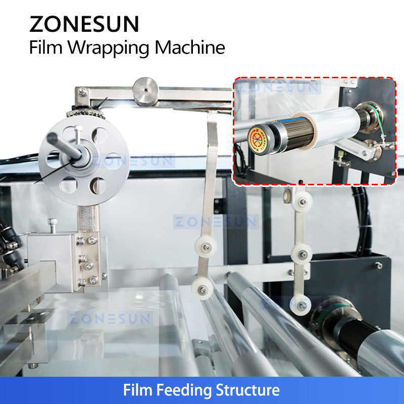 Zonesun ZS-FPM1 Boost packaging efficiency with our automatic cellophane wrapping machine