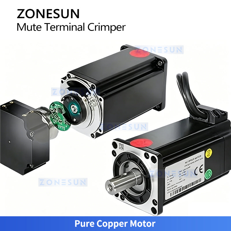 Ultra-Quiet: ZONESUN ZS-EW09C Semi-Auto Mute Terminal Crimping Machine for Wire Harness Processing