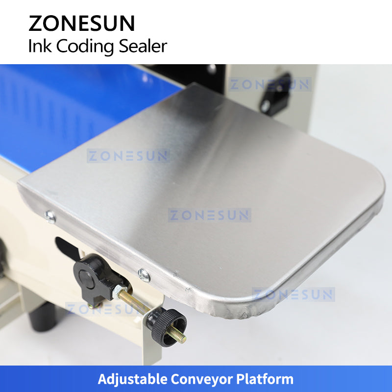 ZONESUN ZS-FR1000 Automatic Solid-Ink Continuous Band Sealer for Plastic and Laminated Bags