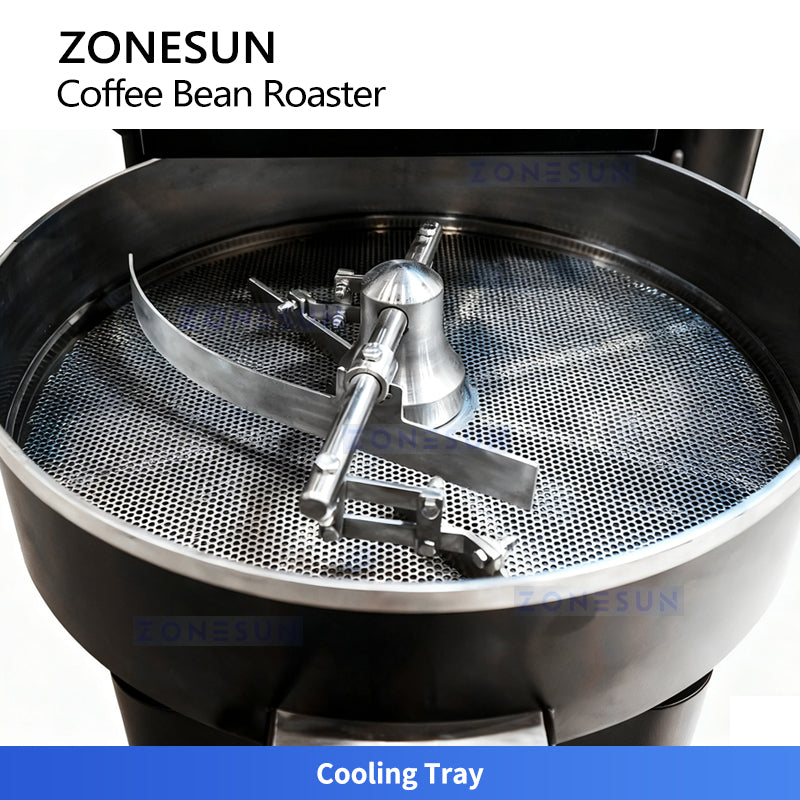 ZONESUN ZS-GHK3 Automatic 3–6.5kg Coffee Bean Roaster for Cafés and Specialty Coffee Production
