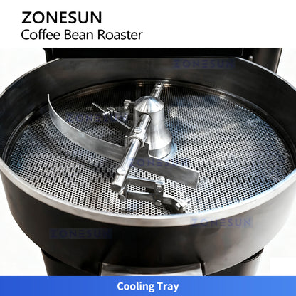 ZONESUN ZS-GHK3 Automatic 3–6.5kg Coffee Bean Roaster for Cafés and Specialty Coffee Production