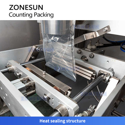 ZONESUN ZS-FSCS02 Automatic Screw Counting and Packing Machine | Hardware Bagging Machine for Bolts & Small Parts