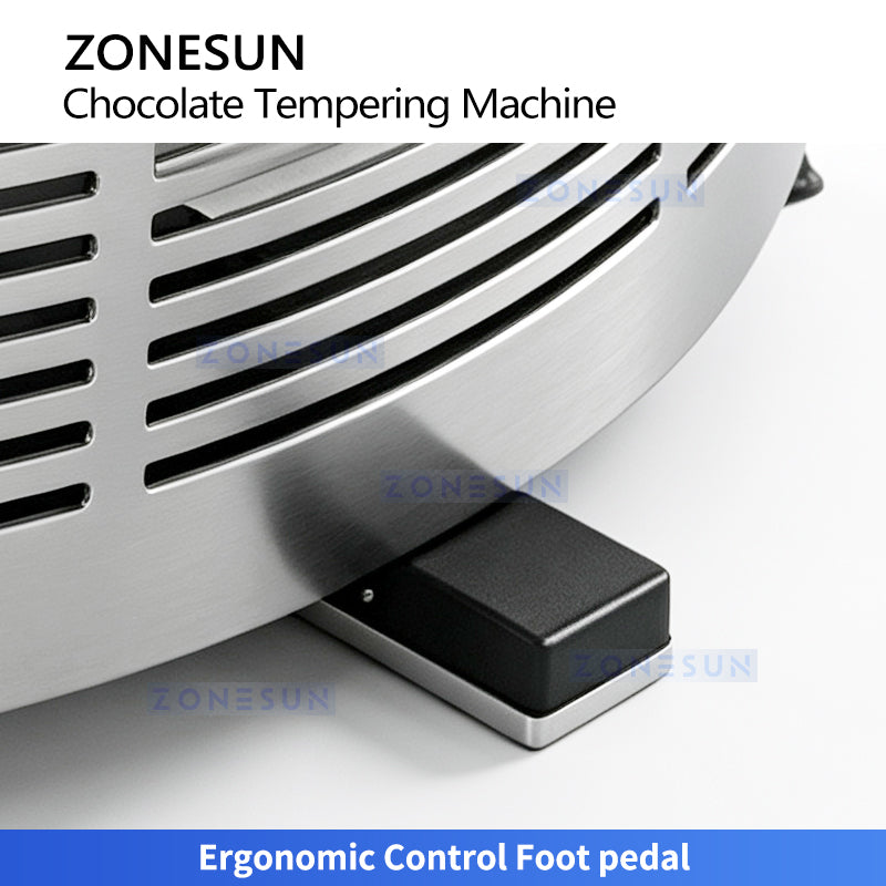 ZONESUN ZS-CG25 Automatic Chocolate Tempering Machine for Molding and Enrobing