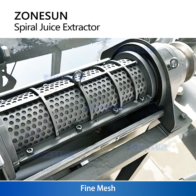 Heavy Duty Press: ZONESUN ZS-ZJ01 Industrial Screw Type Fruit & Vegetable Juice Extractor Machine