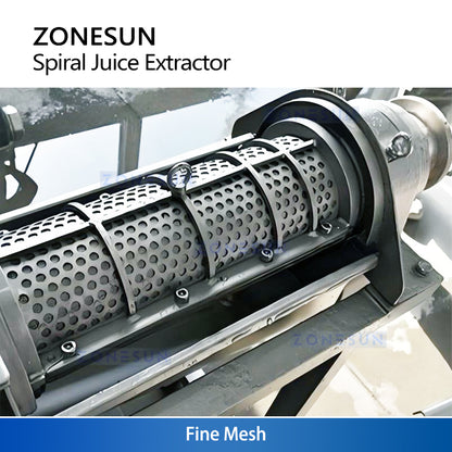 Heavy Duty Press: ZONESUN ZS-ZJ01 Industrial Screw Type Fruit & Vegetable Juice Extractor Machine