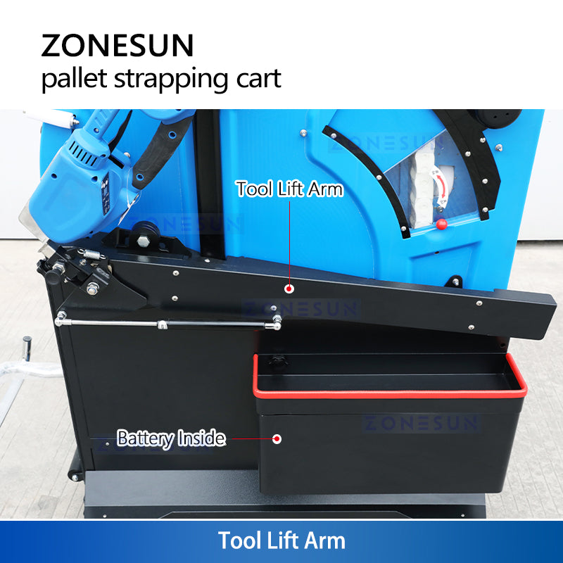 ZONESUN ZS-PSC1 Electric Pallet Strapping Machine for PP & PET Straps