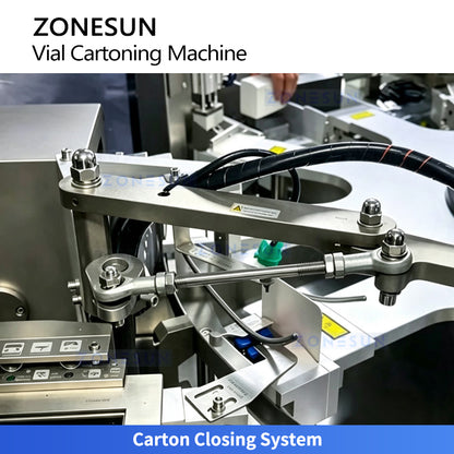 ZONESUN ZS-MSZH10 Automatic Vertical Vial Cartoning Machine with Vision Inspection