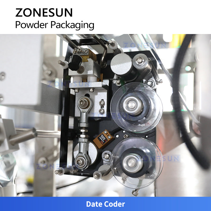 ZONESUN ZS-FS100L Compact Automatic VFFS Sachet Powder Packing Machine for Food, Pharma, Chemical
