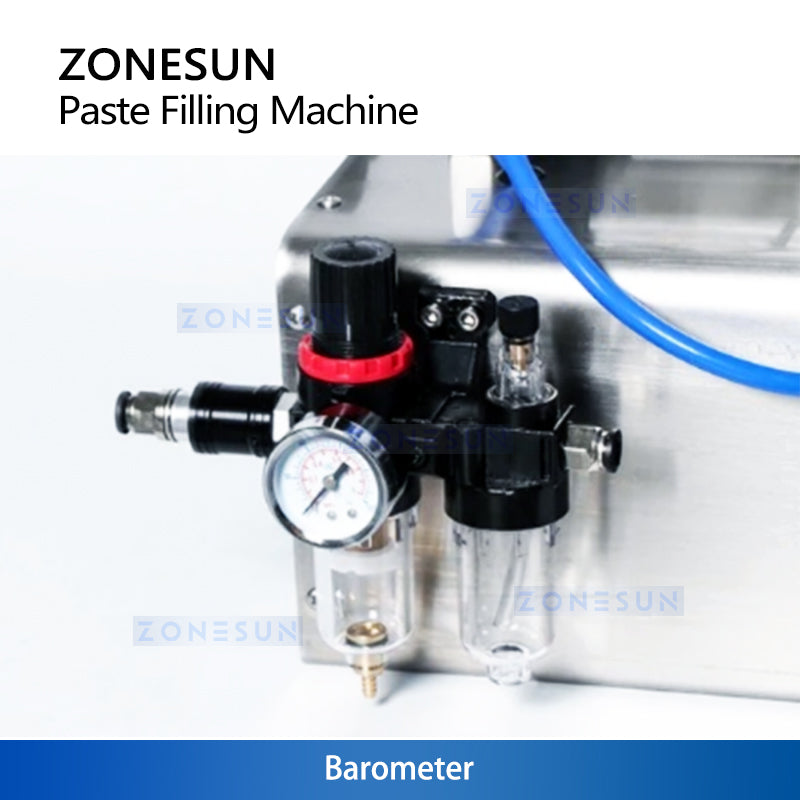 ZONESUN ZS-GTJ Pneumatic Paste Filling Machine for sauces, creams, gels