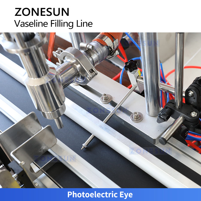 Smooth Flow: ZONESUN ZS-DTGT2B Jacketed Heated Vaseline & Petroleum Jelly Paste Filling Line