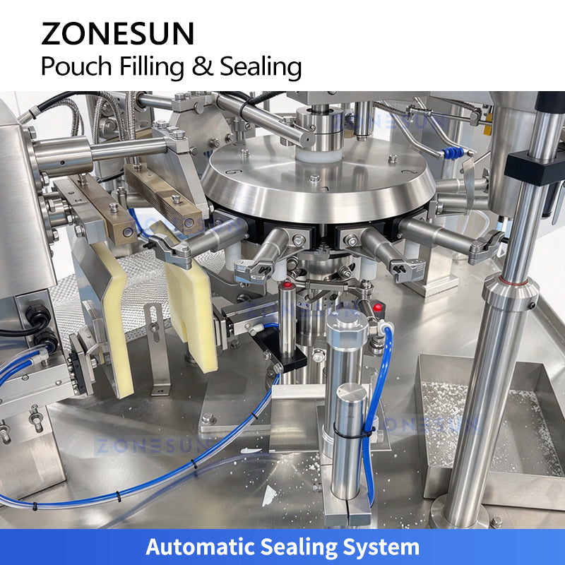 ZONESUN ZS-FM80 Automatic Volumetric Cup Premade Pouch Filling and Sealing Machine