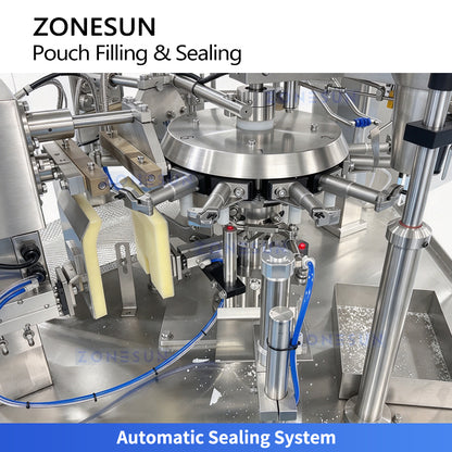 ZONESUN ZS-FM80 Automatic Volumetric Cup Premade Pouch Filling and Sealing Machine