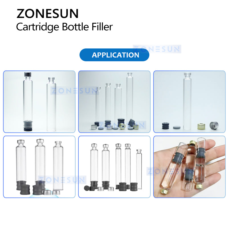 Precision Packaging: ZONESUN ZS-AFC60 Automatic Small Bottle Filling & Capping Machine for Cartridge